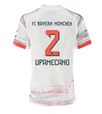 Bayern Munich Dayot Upamecano #2 Udebanetrøje Dame 2025-26 Kortærmet
